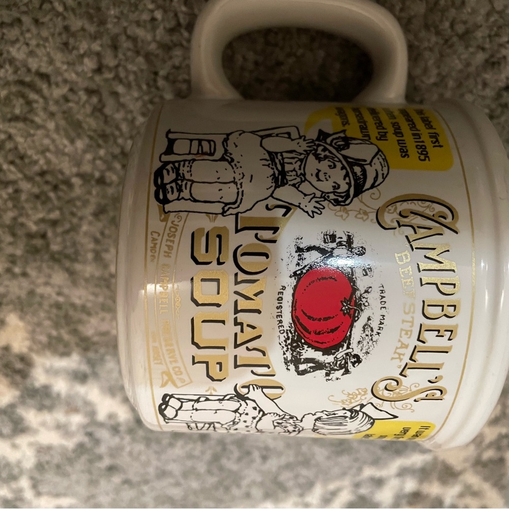 EUC-Campbell's Tomato Soup Mug with Illustrations